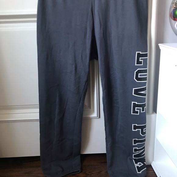 pink grey sweatpants - Picture 2 of 2